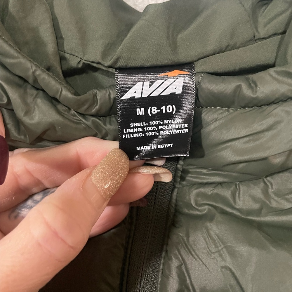 Avia Olive Puffer Vest - Picture 6 of 7